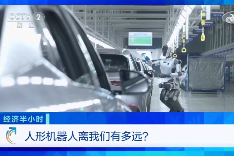 中央电视台《经济半小时》栏目对350vip浦京机器人的专题报道